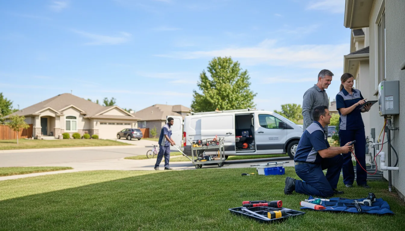 Tankless water heater service in Bally, PA
